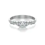 Pierścionek białe złoto z diamentami AJPZ_062